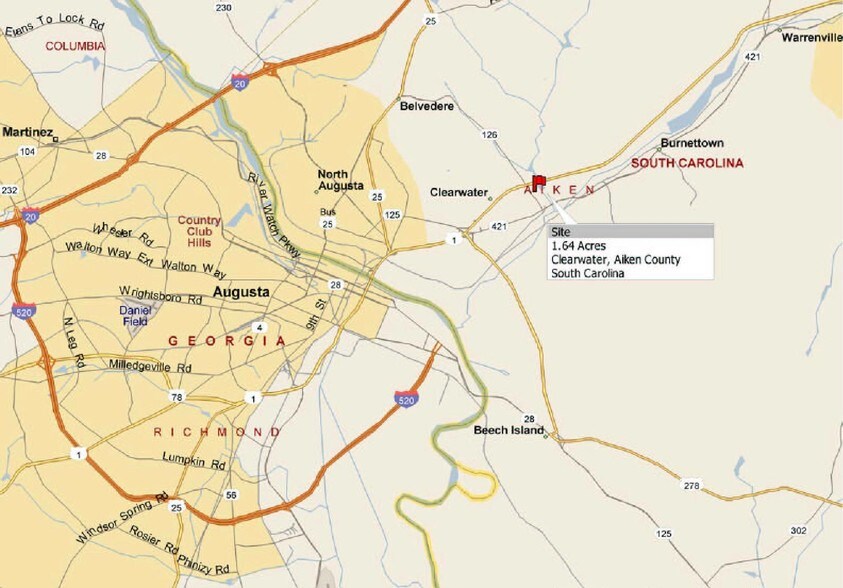 Jefferson Davis Hwy, Clearwater, SC for sale - Primary Photo - Image 3 of 7