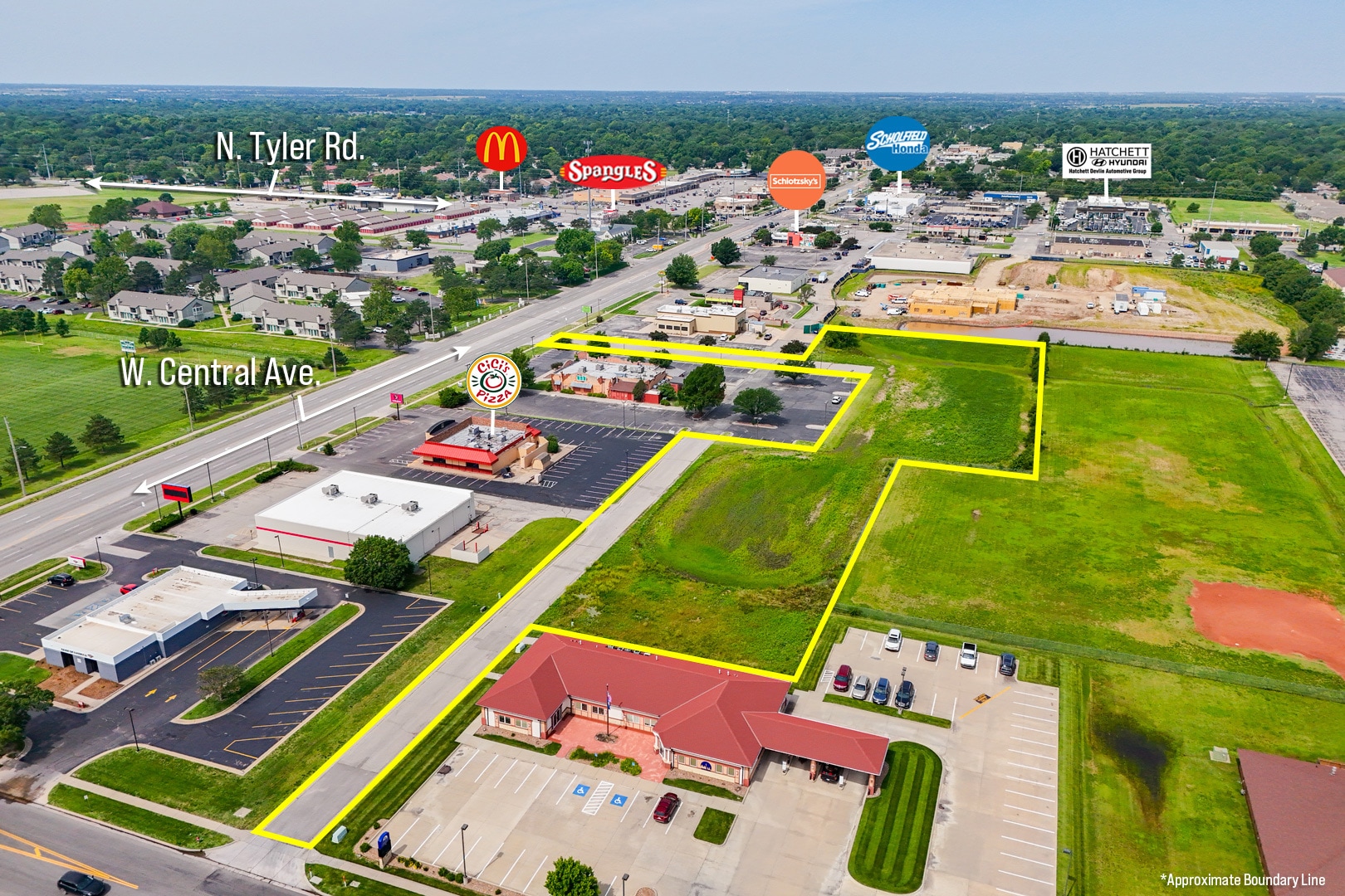 2.8 +/- Acres on Central & Tyler, Wichita, KS for sale Primary Photo- Image 1 of 25