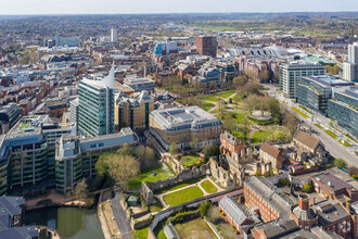 Abbey St, Reading, BKS - aerial  map view