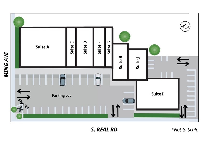 3699 Ming Ave, Bakersfield, CA for sale - Site Plan - Image 2 of 7