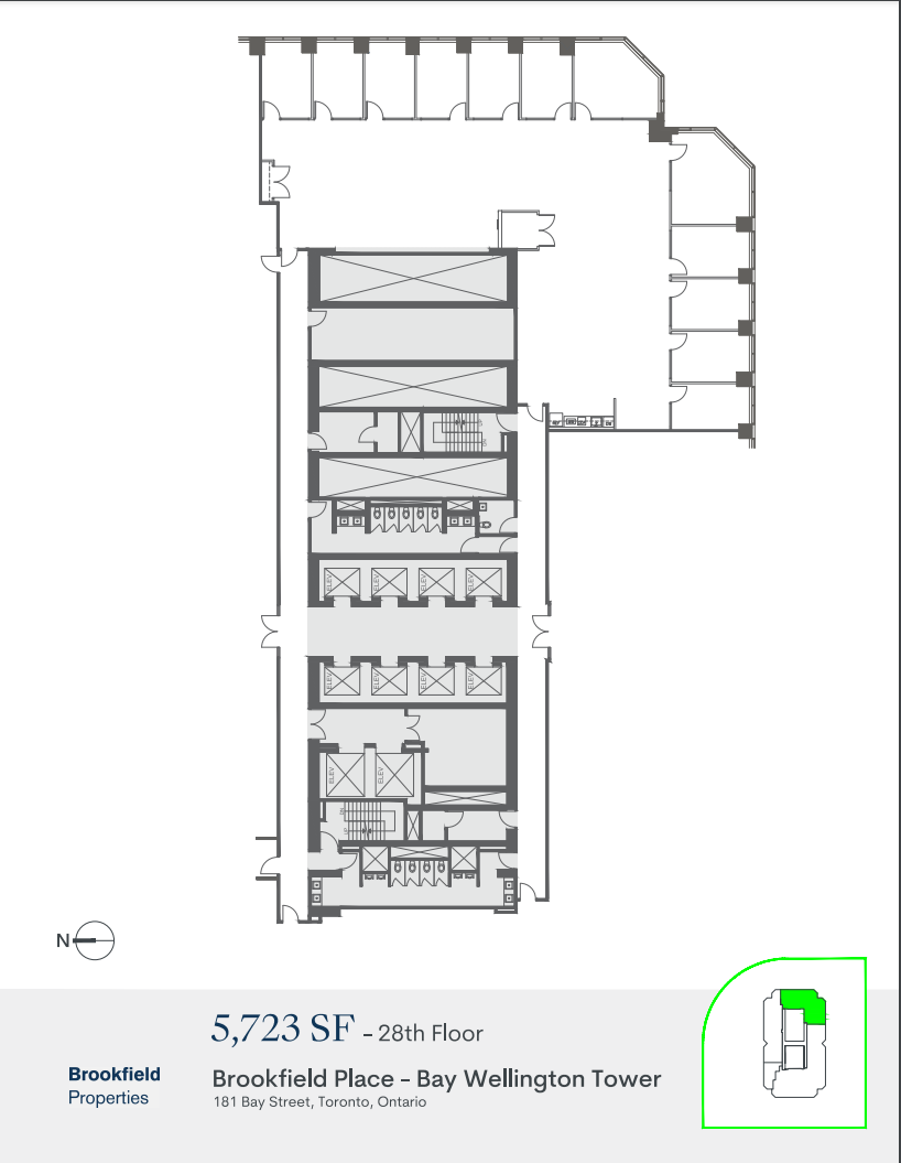 181 Bay St, Toronto, ON for lease Floor Plan- Image 1 of 1