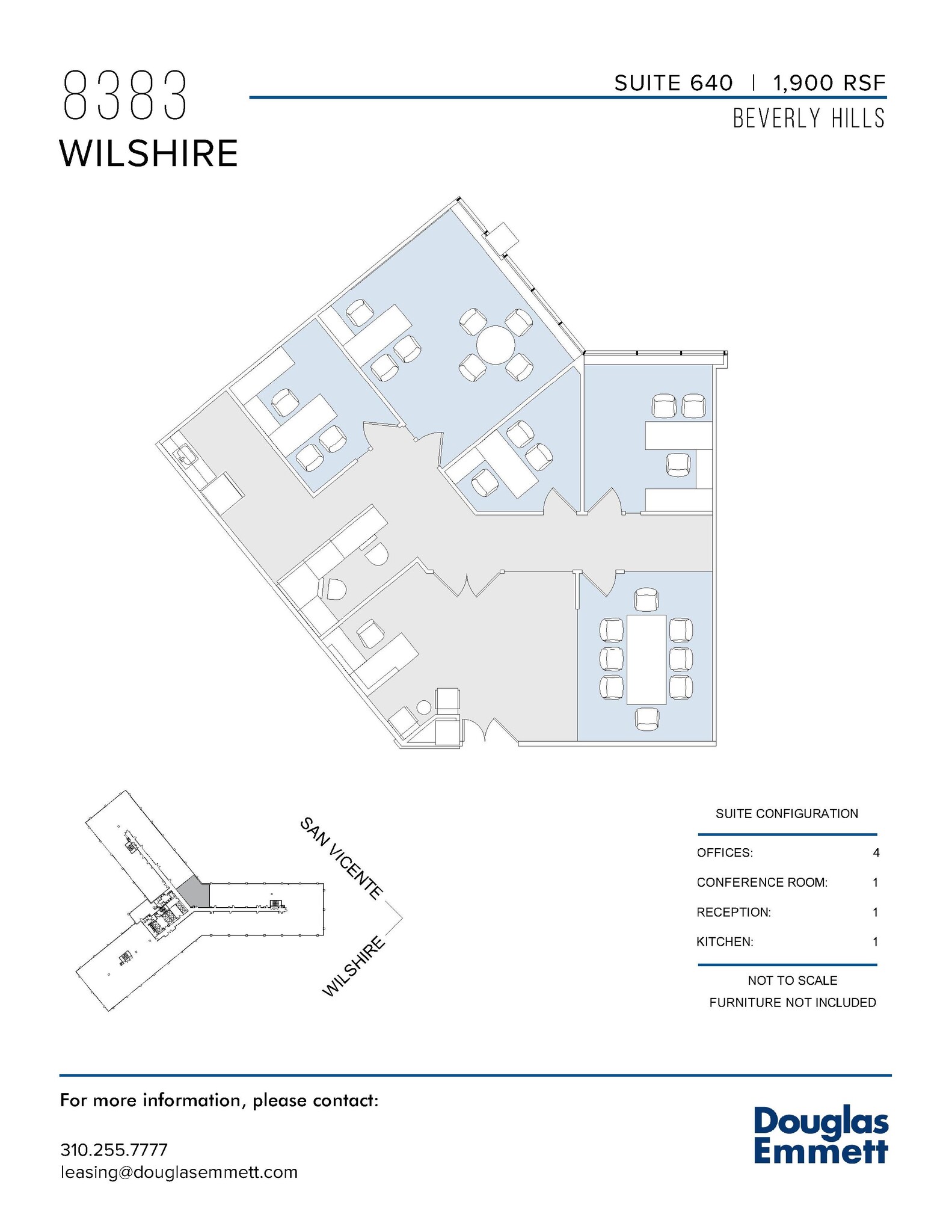 8383 Wilshire Blvd, Beverly Hills, CA for lease Floor Plan- Image 1 of 1