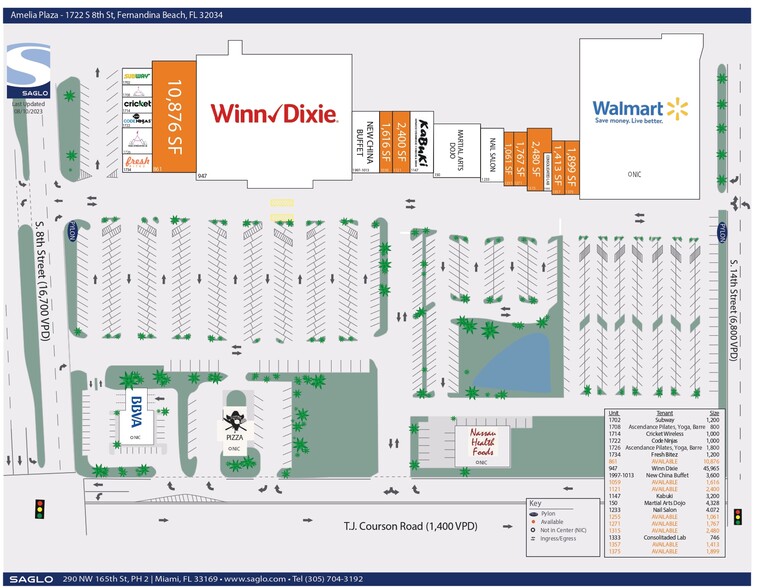 1722 S 8th St, Fernandina Beach, FL for lease - Site Plan - Image 1 of 8