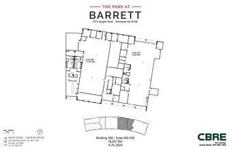 2015 Vaughn Rd, Kennesaw, GA for lease Floor Plan- Image 2 of 5