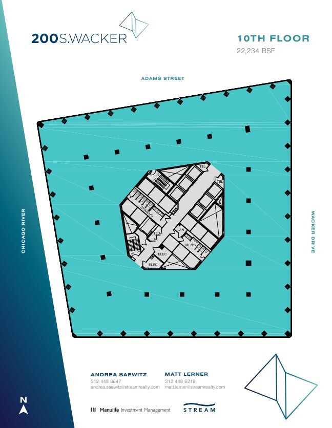 200 S Wacker Dr, Chicago, IL for lease Floor Plan- Image 1 of 1