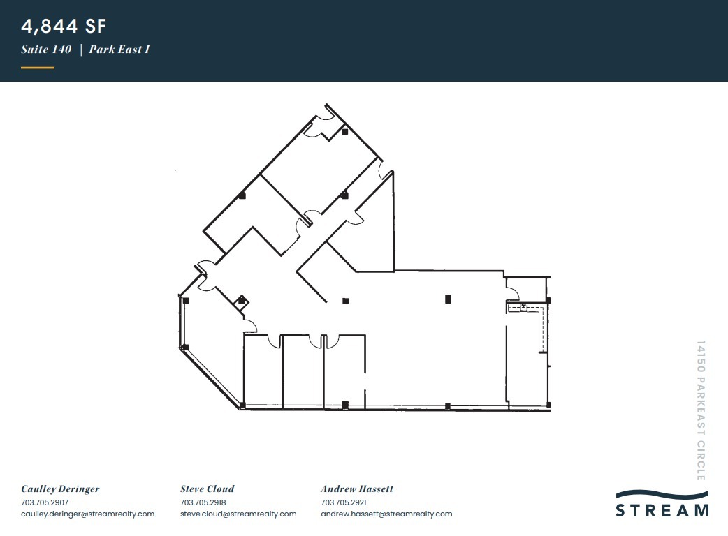 14150 Parkeast Cir, Chantilly, VA for lease Floor Plan- Image 1 of 1