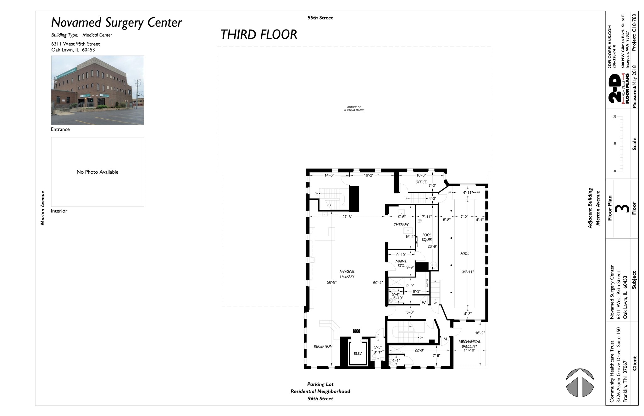 6309-6313 W 95th St, Oak Lawn, IL for lease Site Plan- Image 1 of 9