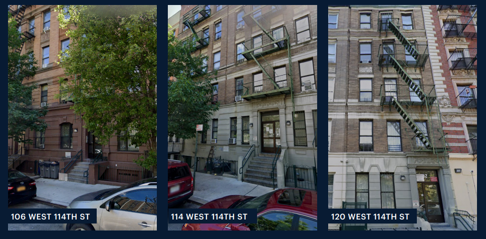 106, 114, 120 W 114th ST portfolio of 3 properties for sale on LoopNet.com - Building Photo - Image 1 of 1