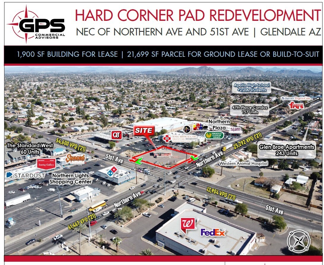 NEC Northern Ave & 51st Ave, Glendale, AZ for sale Building Photo- Image 1 of 1