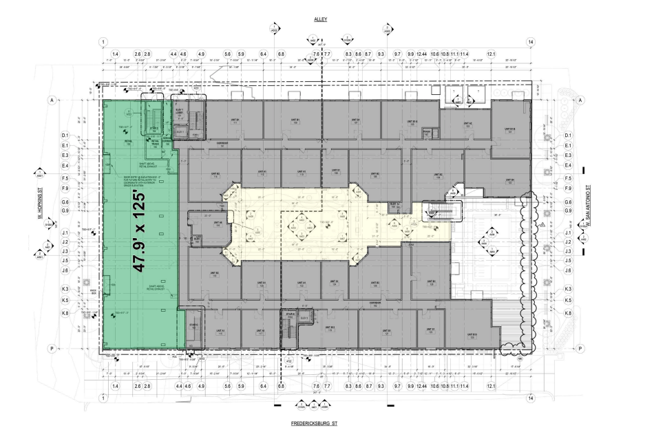 140 W San Antonio St, San Marcos, TX for lease Floor Plan- Image 1 of 1