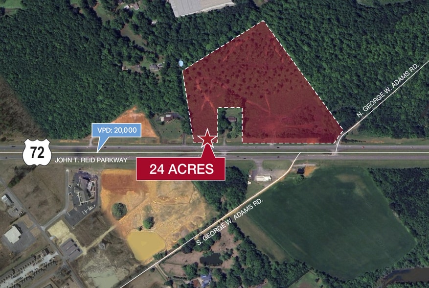 0 John T Reid Pkwy Hwy, Scottsboro, AL for sale - Building Photo - Image 2 of 3