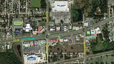 113 Recker Hwy, Auburndale, FL - aerial  map view