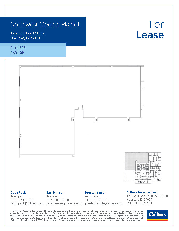 800 Peakwood Dr, Houston, TX for lease Floor Plan- Image 1 of 1