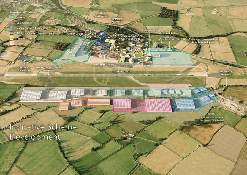 Teesside International Airport Business park, Darlington for lease - Building Photo - Image 1 of 1