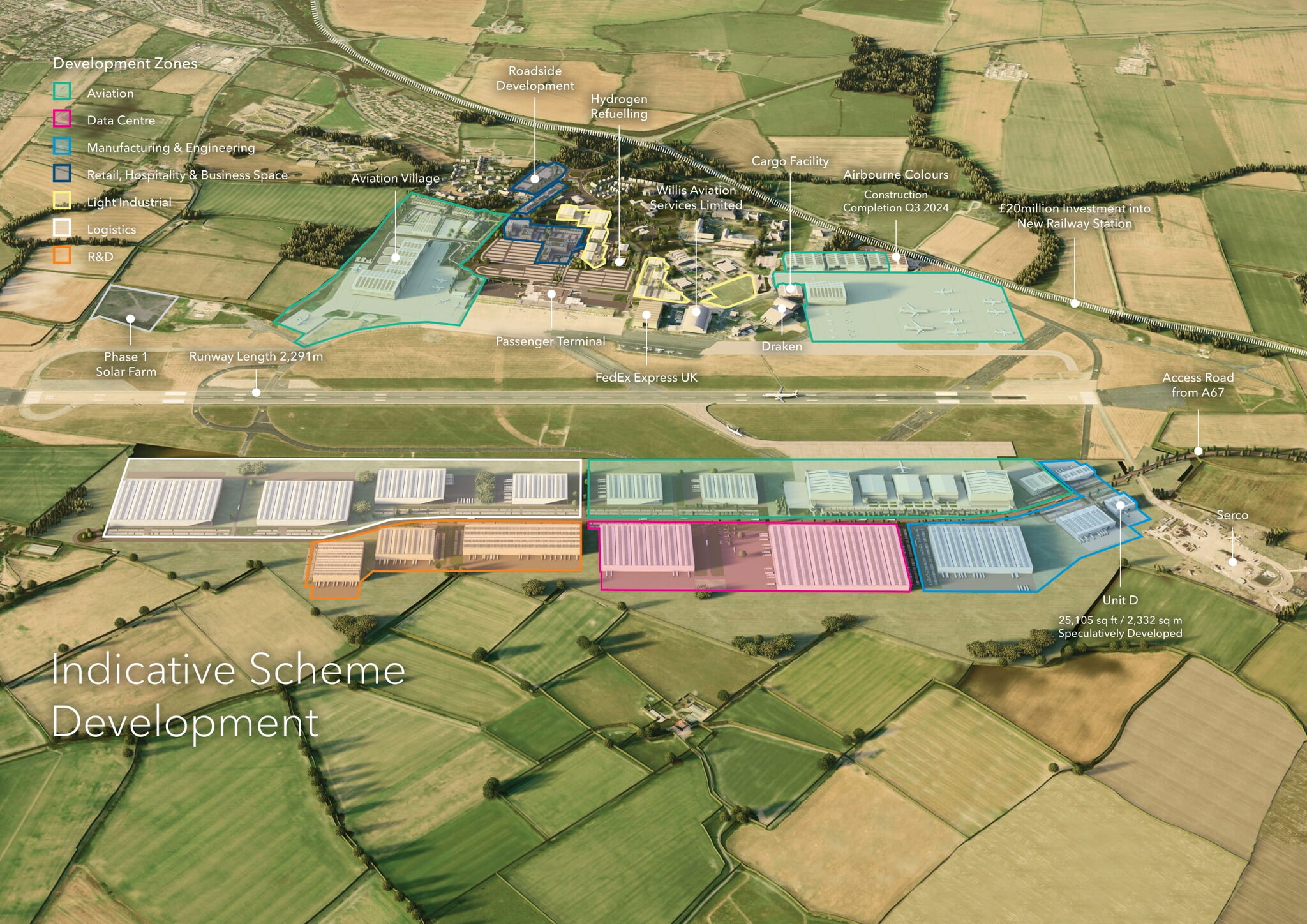 Teesside International Airport Business park, Darlington for lease Building Photo- Image 1 of 2