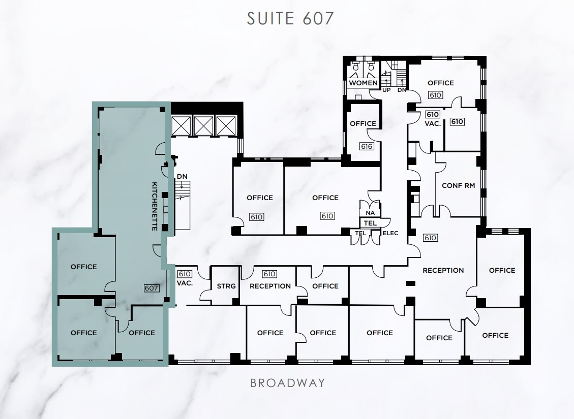 1440 Broadway, Oakland, CA for lease Floor Plan- Image 1 of 1