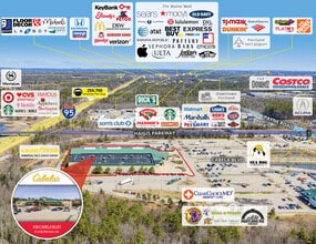 Cabela's, Scarborough, ME - AERIAL  map view - Image1