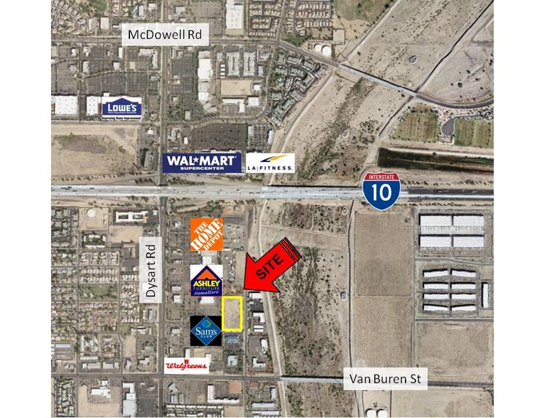 NW Van Buren St & Eliseo C Felix Jr Way, Avondale, AZ for sale - Building Photo - Image 1 of 1