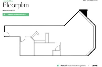 10180 101 St NW, Edmonton, AB for lease Floor Plan- Image 1 of 1