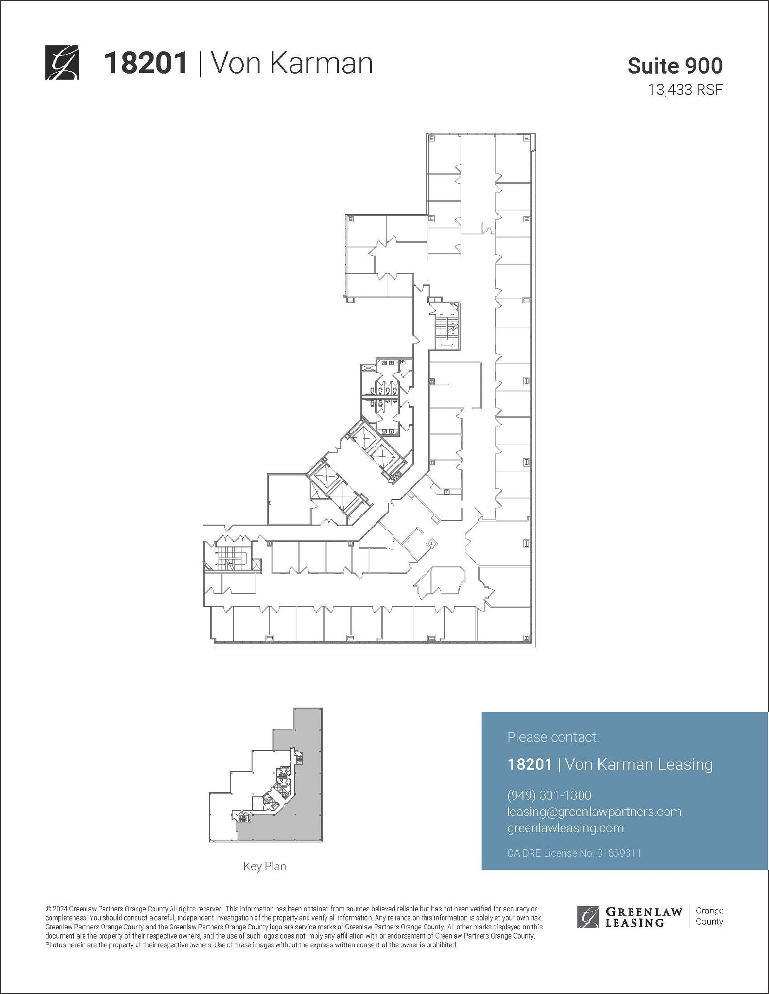 18201 Von Karman Ave, Irvine, CA for lease Floor Plan- Image 1 of 1