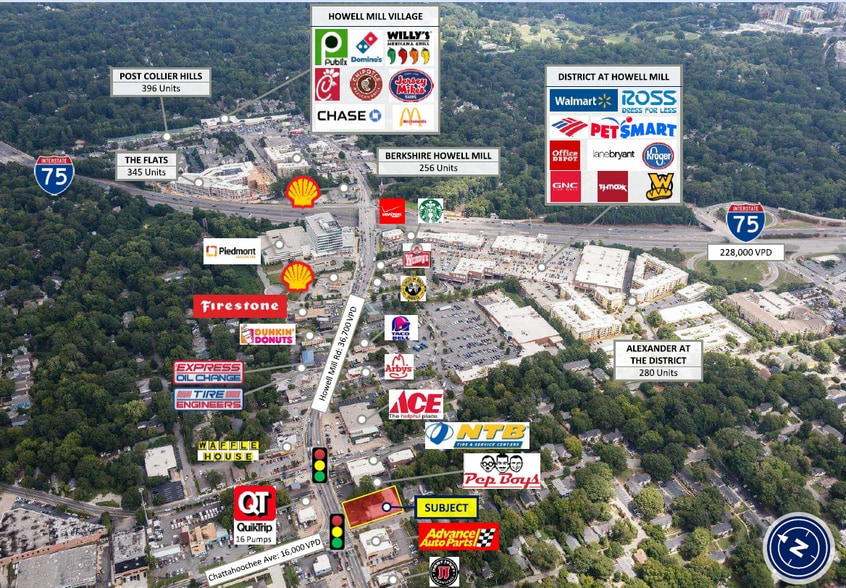 1671 Howell Mill Rd NW, Atlanta, GA for lease - Building Photo - Image 3 of 5