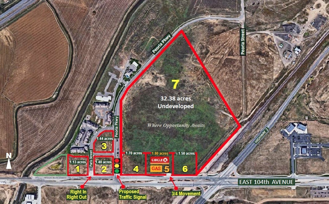 E 104th Ave & Peoria @ Peoria St, Commerce City, CO for sale Primary Photo- Image 1 of 3