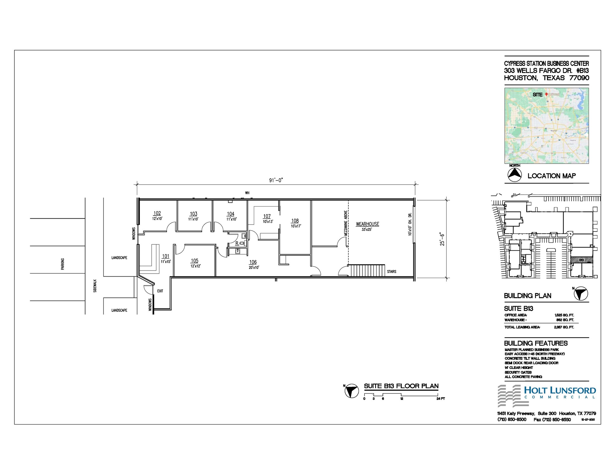 301 Wells Fargo Dr, Houston, TX for lease Floor Plan- Image 1 of 1