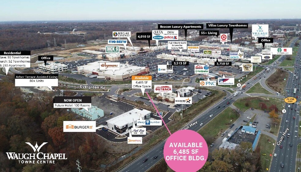 Waugh Chapel Rd, Gambrills, MD 21054 Waugh Chapel Towne Centre