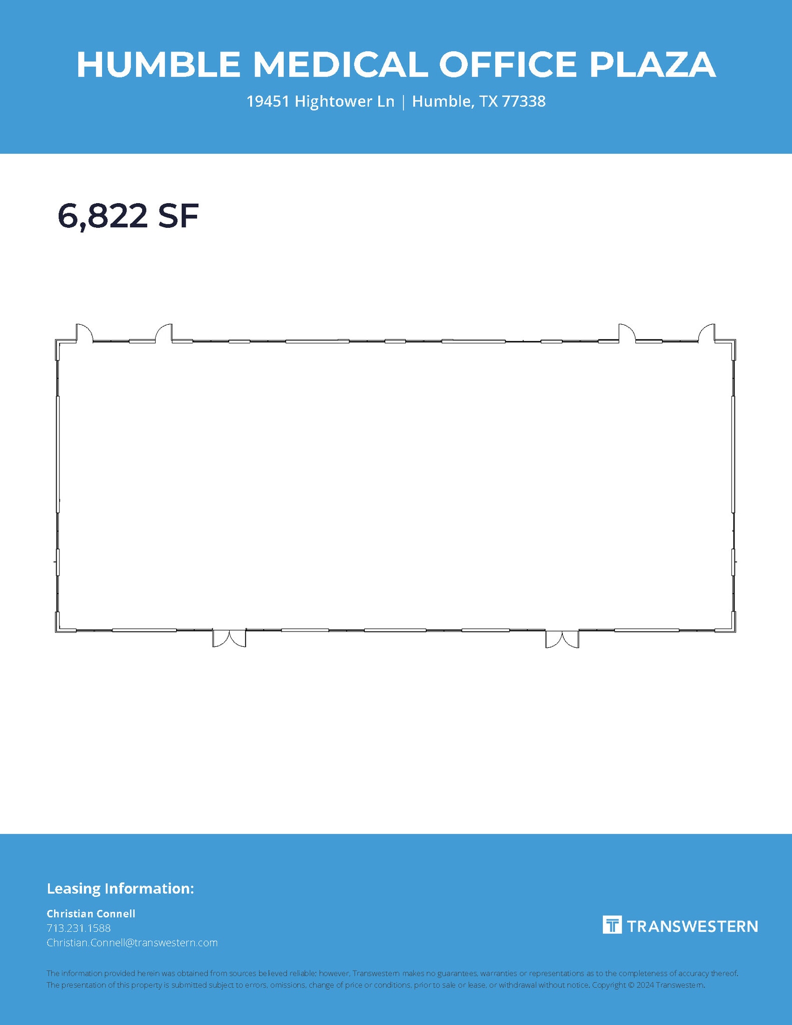 19451 Hightower Ln, Humble, TX for lease Floor Plan- Image 1 of 1