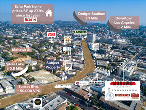 2201-2213 W Sunset Blvd, Los Angeles, CA - aerial  map view - Image1