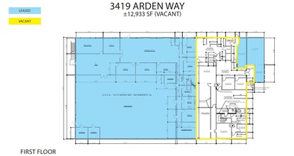 3411-3419 Arden Way, Sacramento, CA for sale Floor Plan- Image 1 of 2