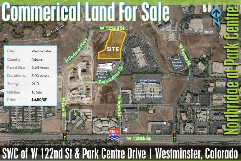 SWC 122nd & Park Ave, Westminster, CO for sale Primary Photo- Image 1 of 1