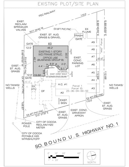 1191 Rockledge Blvd, Rockledge, FL for lease - Site Plan - Image 3 of 5