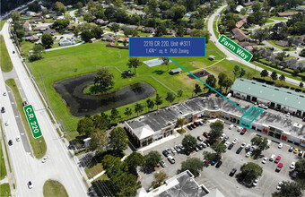 2219 County Road 220, Middleburg, FL - aerial  map view