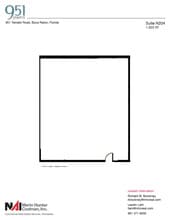 951 Yamato Rd, Boca Raton, FL for lease Floor Plan- Image 2 of 2