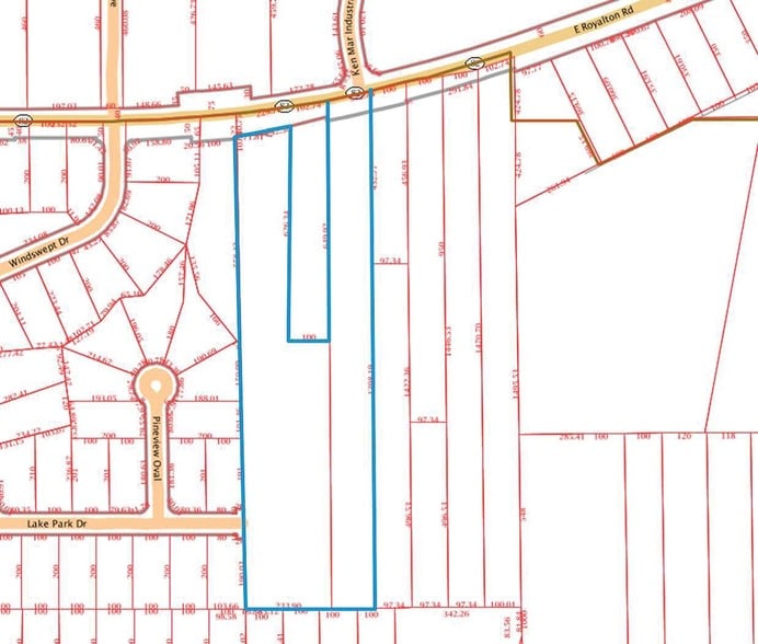 4122 Royalton Rd, Brecksville, OH for sale - Plat Map - Image 2 of 12