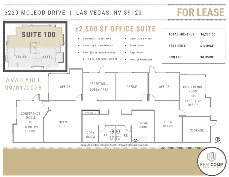 6220 McLeod Dr, Las Vegas, NV for lease - Building Photo - Image 3 of 8