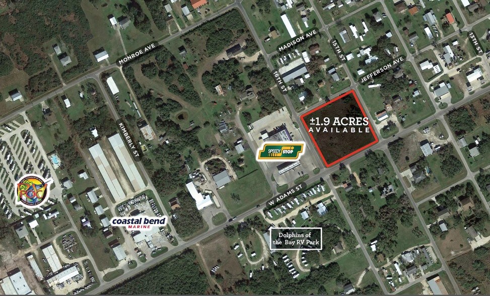 W Adams St, Port O'' Connor, TX for sale - Aerial - Image 1 of 1