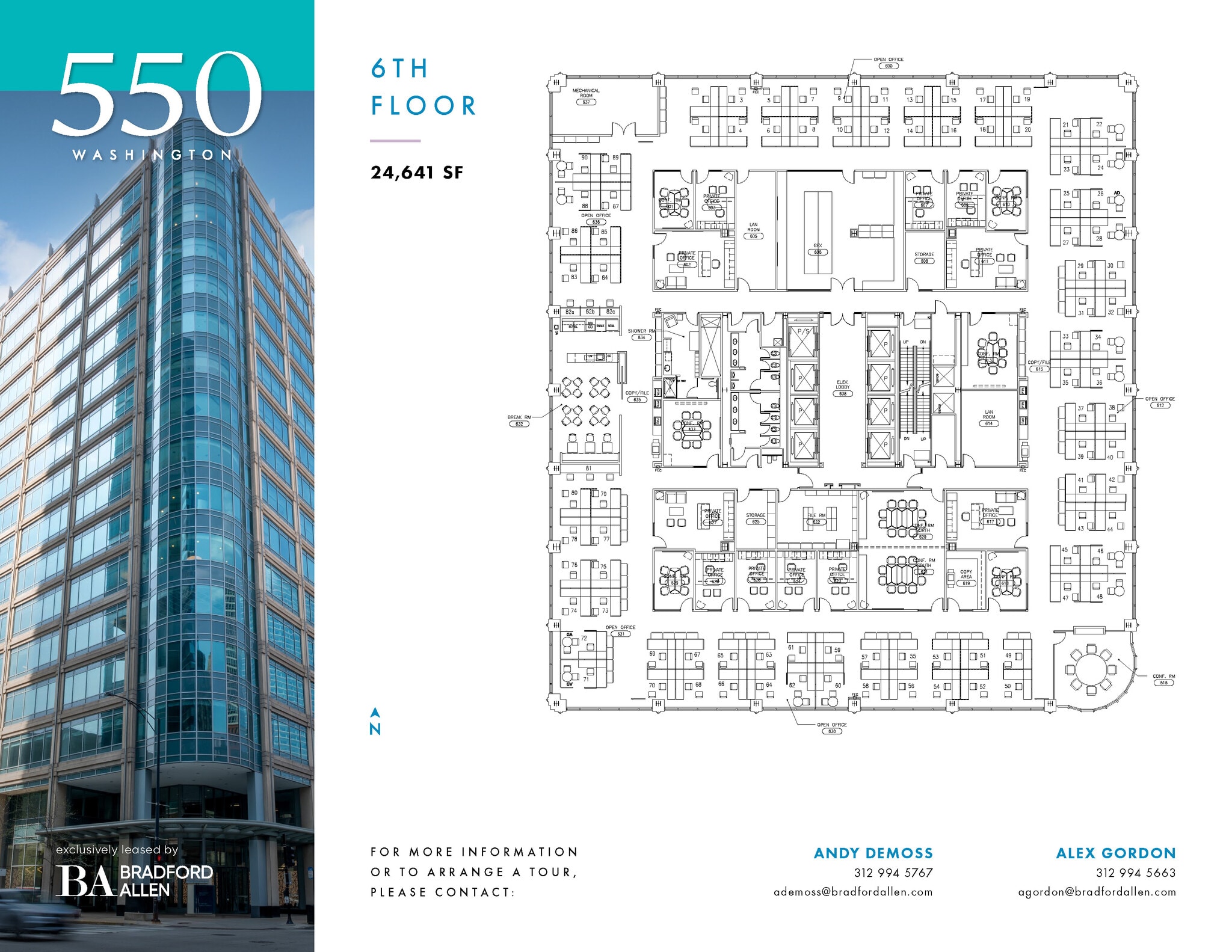 550 W Washington Blvd, Chicago, IL for lease Floor Plan- Image 1 of 5