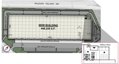 4000 Commercial Ave, Northbrook, IL for lease Floor Plan- Image 1 of 1