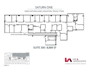 18050 Saturn Ln, Houston, TX for lease Floor Plan- Image 2 of 2