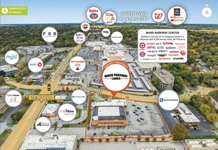 1523 W 89th St, Kansas City, MO - AERIAL map view