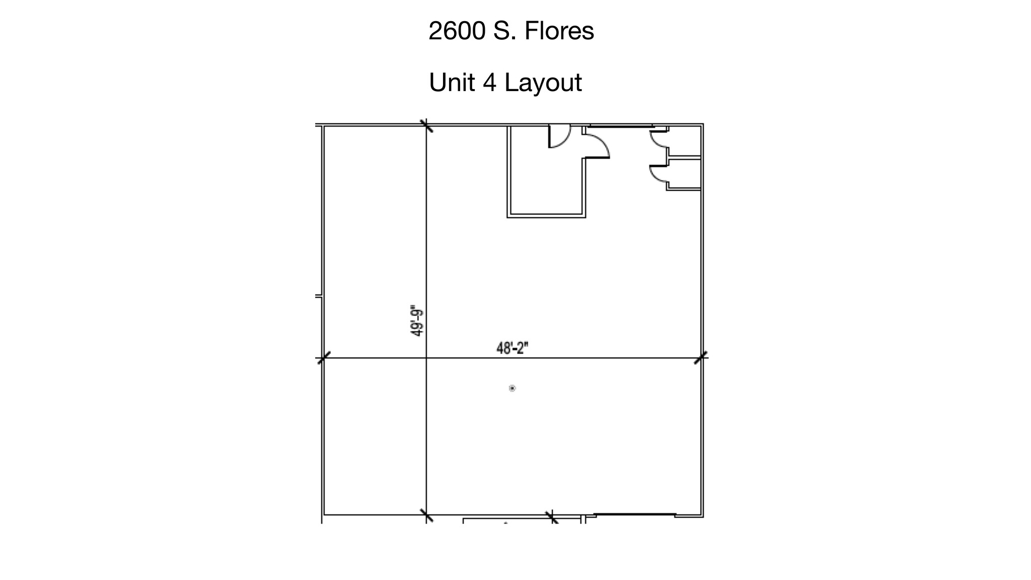 2600 S Flores St, San Antonio, TX for lease Site Plan- Image 1 of 2