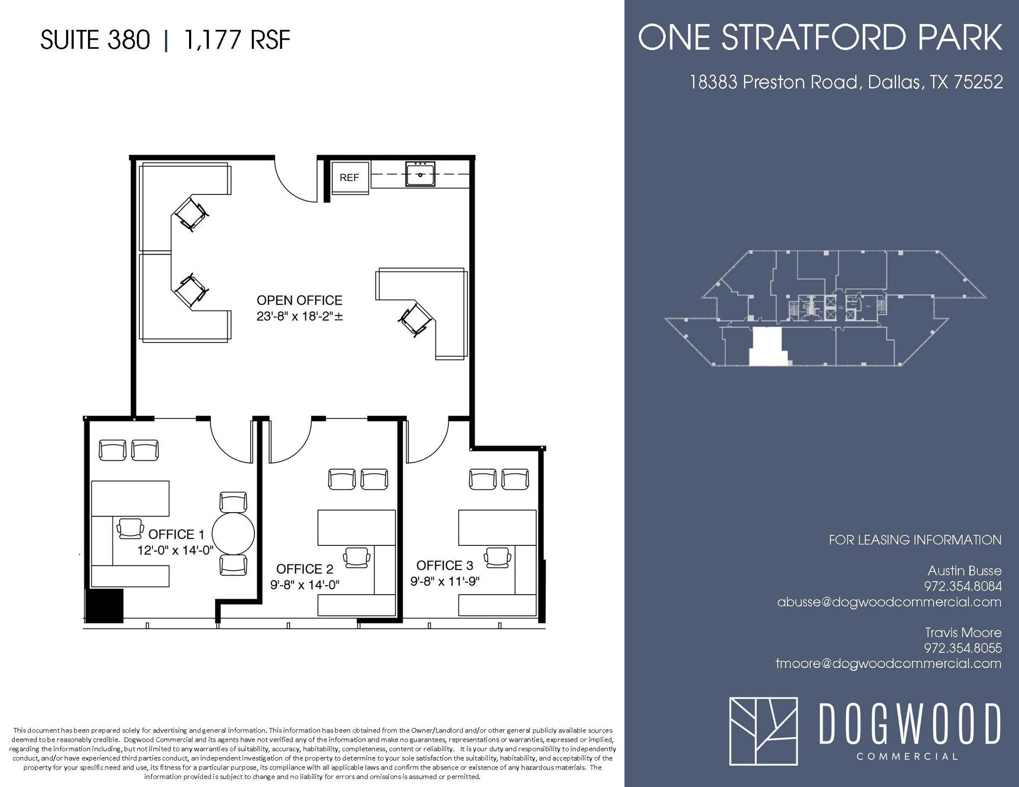 18383 Preston Rd, Dallas, TX for lease Floor Plan- Image 1 of 4