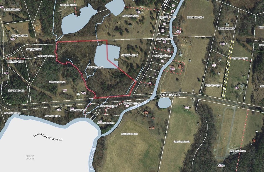 620 Table Rock Rd, Cleveland, SC for sale - Plat Map - Image 1 of 1