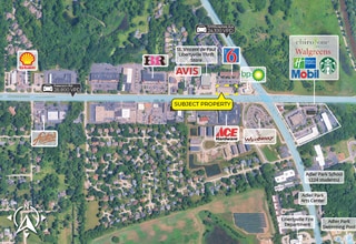 116 Peterson Rd, Libertyville, IL - AERIAL map view