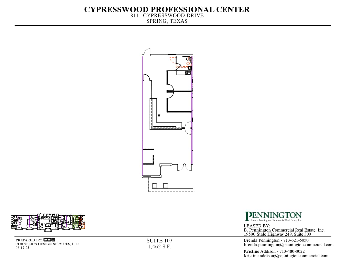 8111 Cypresswood Dr, Spring, TX for lease Floor Plan- Image 1 of 1