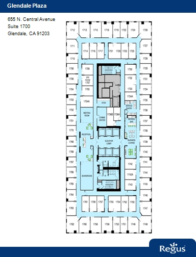 655 N Central Ave, Glendale, CA for lease Floor Plan- Image 1 of 1