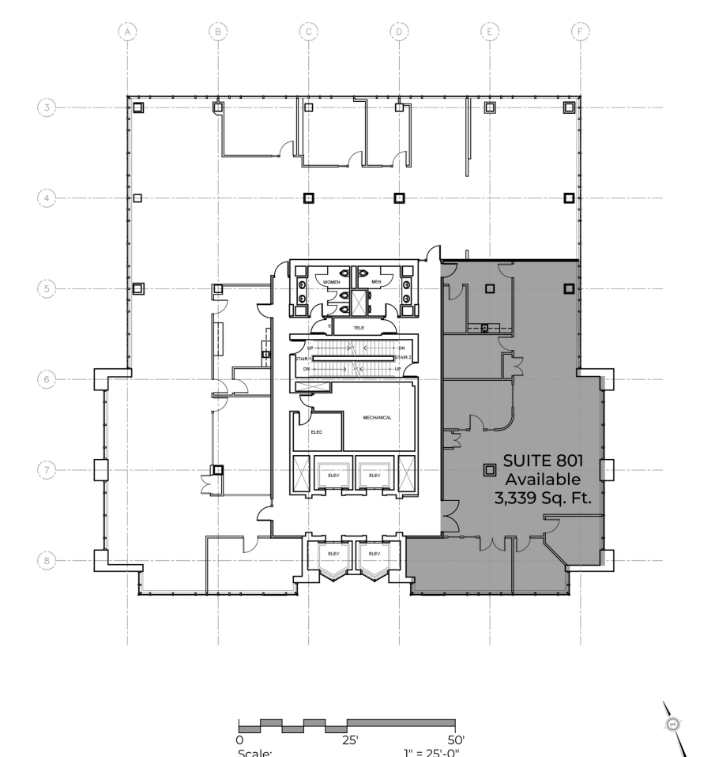 55 King St W, Kitchener, ON for lease Floor Plan- Image 1 of 1