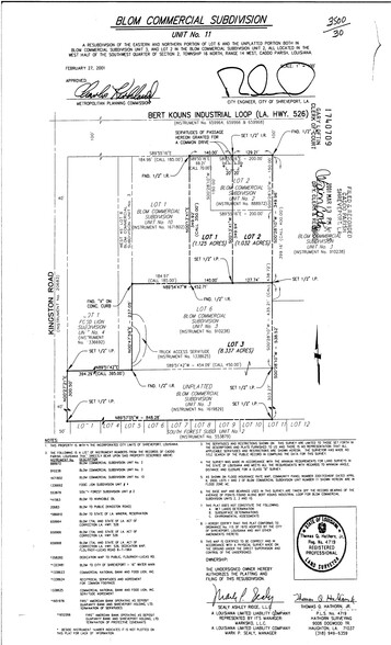 751 Bert Kouns Industrial Loop, Shreveport, LA for sale - Site Plan - Image 3 of 4